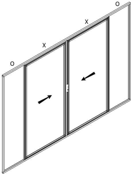 Double Sliding Security Screen Door