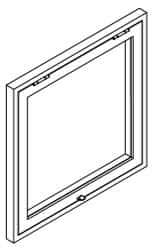 Secure Screen top hung window