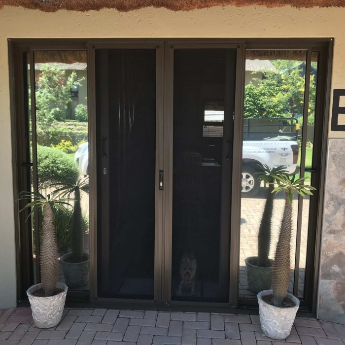 Secure Screen sliding door