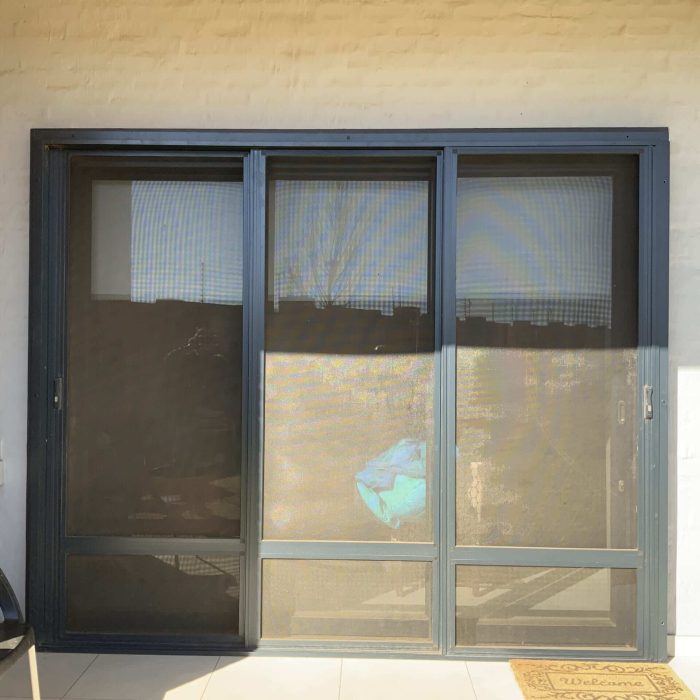 Secure Screen sliding door